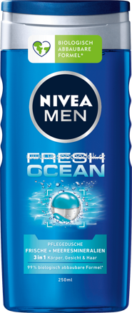 NIVEA MEN Dusche Fresh Ocean, 250 ml
