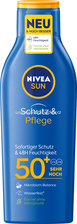 NIVEA SUN Sonnenmilch Schutz & Pflege LSF 50+, 200 ml