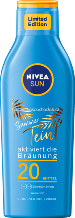 NIVEA SUN Sonnenmilch summer teint LSF 20, 200 ml