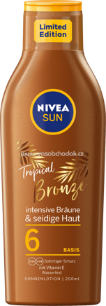 NIVEA SUN Sonnenmilch tropical bronze LSF 6, 200 ml