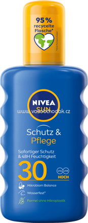 NIVEA SUN Sonnenspray Schutz & Pflege LSF 30, 200 ml