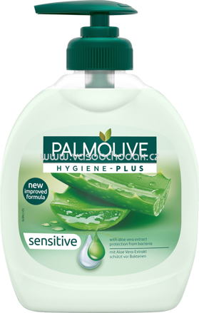 Palmolive Flüssigseife sensitive Hygiene-Plus mit Aloe Vera-Extrakt, 300 ml