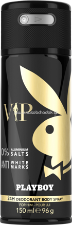 Playboy Deo Spray Deodorant Men VIP, 150 ml