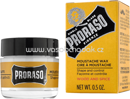 Proraso Bartwachs Wood & Spice, 15 ml