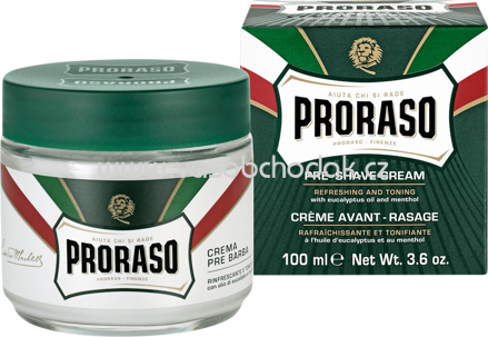 Proraso Pre Shave Creme, 100 ml