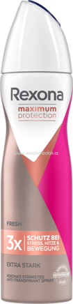 Rexona Deo Spray Antitranspirant Maximum Protection Fresh, 150 ml