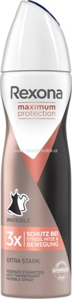 Rexona Deo Spray Antitranspirant Maximum Protection Invisible, 150 ml