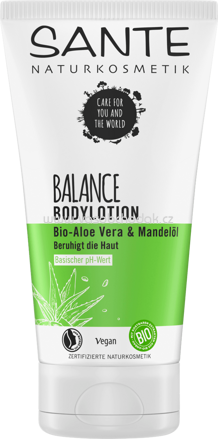 Sante Bodylotion Balance Bio-Aloe Vera & Mandelöl, 150 ml