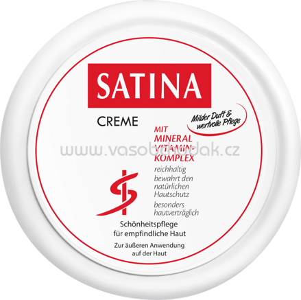 Satina Tagescreme Pflegend, 150 ml