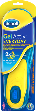 Scholl Einlegesohlen, Gel Activ Everyday Frauen, 1 Paar, 2 St