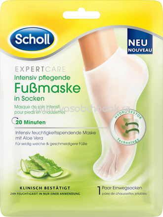 Scholl Fuß-Maske mit Aloe Vera, 1 Paar, 2 St