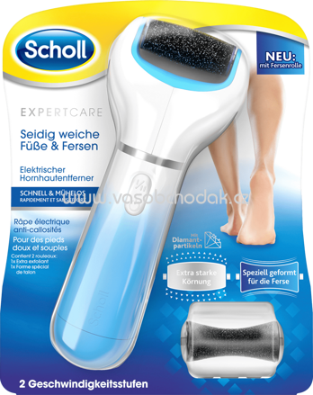 Scholl Hornhaut-Entferner elektrisch, Expert Care blau, 1 St