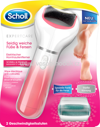 Scholl Hornhaut-Entferner elektrisch, Expert Care pink, 1 St