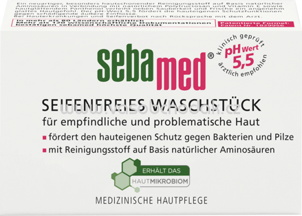 Sebamed Waschstück, seifenfrei, 150g