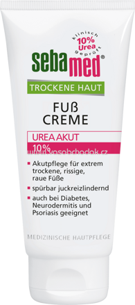 Sebamed Fuß-Creme trockene Haut, 10% Urea Akut, 100 ml