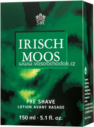 Sir Irisch Moos Pre Shave Lotion, 150 ml