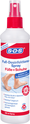 SOS Fuß-Desinfektionsspray, 250 ml