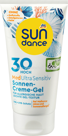 SUNDANCE Sonnencreme Gel, MED ultra sensitiv, LSF 30, 150 ml