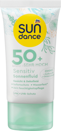 SUNDANCE Sonnenfluid Gesicht Sensitiv LSF 50+, 50 ml