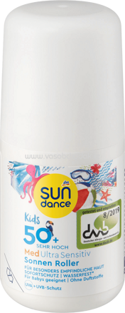 SUNDANCE Sonnenroller Kids, MED ultra sensitiv, LSF 50+, 100 ml