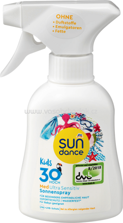 SUNDANCE Sonnenspray Kids, MED ultra sensitiv, LSF 30, 200 ml