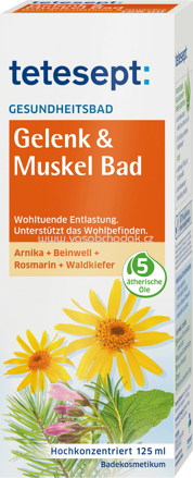 Tetesept Badeöl Gesundheit Gelenk & Muskel, 125 ml