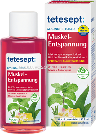 Tetesept Badeöl Muskel-Entspannung, 125 ml