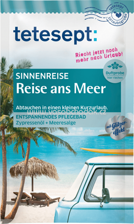 Tetesept Badesalz Reise ans Meer, 60g