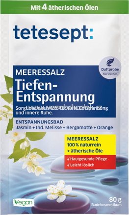 Tetesept Meeressalz Tiefenentspannung, 80g