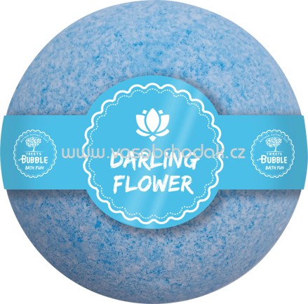 Treets Bubble Badekugel Darling Flower, 170g