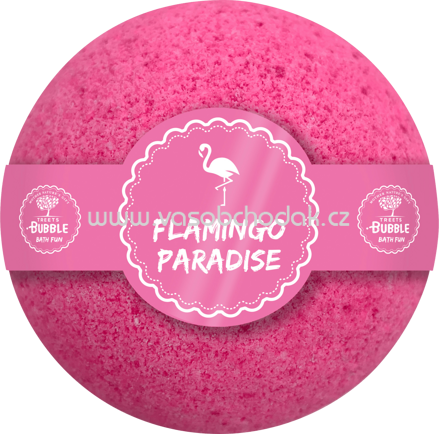 Treets Bubble Badekugel Flamingo Paradies, 170g