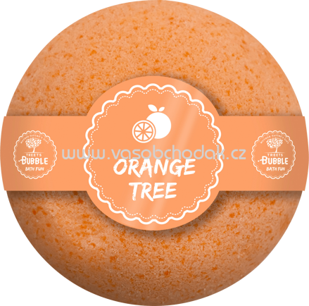 Treets Bubble Badekugel Orange Tree, 170g