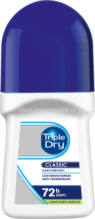 Triple Dry Deo Roll On Antitranspirant bis zu 72h, 50 ml