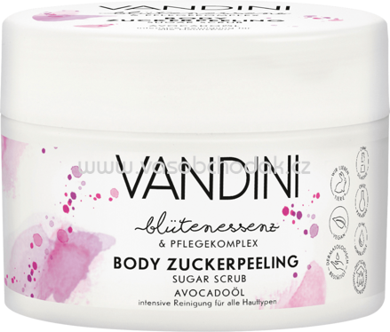 VANDINI Zuckerpeeling mit Avocadoöl, 220 ml