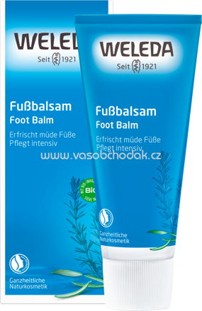 Weleda Fuß-Creme, Fußbalsam, 75 ml