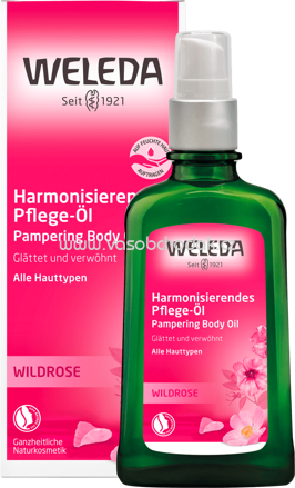 Weleda Körperöl Wildrose Harmonisierendes Pflege-Öl, 100 ml