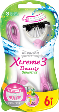 Wilkinson Einwegrasierer Xtreme 3 Beauty Sensitive, 6 St