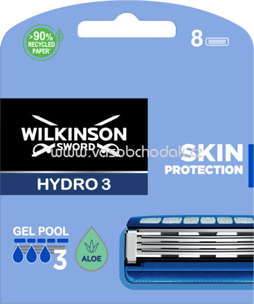 Wilkinson Rasierklingen Hydro 3 Skin Protection, 8 St