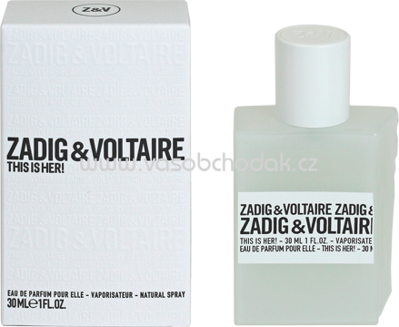 Zadig & Voltaire Eau de Parfum This is Her!, 30 ml