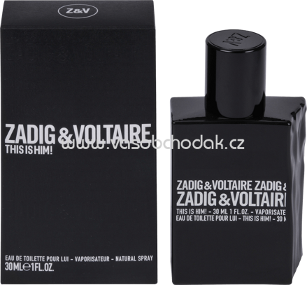 Zadig & Voltaire Eau de Toilette This is Him!, 30 ml