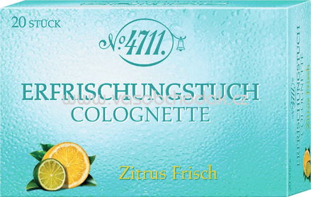 4711 Erfrischungstuch Colognette Zitrus Frisch, 20 St