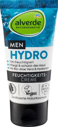 alverde MEN Feuchtigkeitscreme Hydro, 50 ml