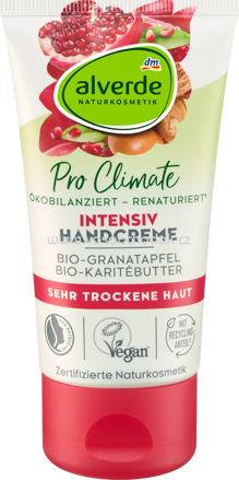 alverde NATURKOSMETIK Handcreme Granatapfel & Karitébutter, 75 ml