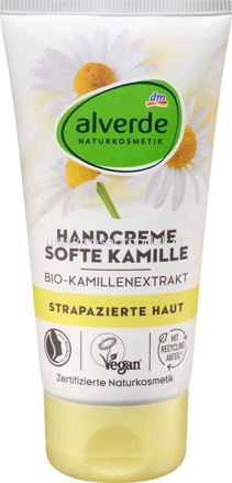 alverde NATURKOSMETIK Handcreme Softe Kamille, 75 ml