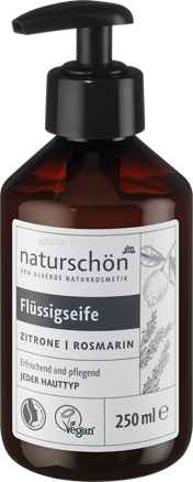 alverde NATURKOSMETIK naturschön Flüssigseife Zitrone Rosmarin, 250 ml