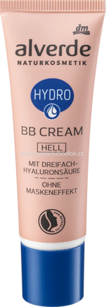 alverde NATURKOSMETIK BB Creme Hydro Hell, 30 ml