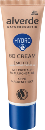 alverde NATURKOSMETIK BB Creme Hydro Mittel, 30 ml