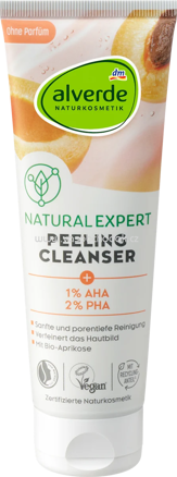 alverde NATURKOSMETIK Peeling Cleanser Natural Expert, 125 ml