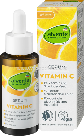 alverde NATURKOSMETIK Serum Vitamin C, 30 ml