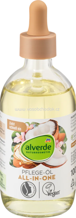 alverde NATURKOSMETIK All-in-One Pflegeöl Mandel, Kokos, 100 ml